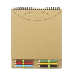 MALOVI Libro para colorear con cuaderno - Natural