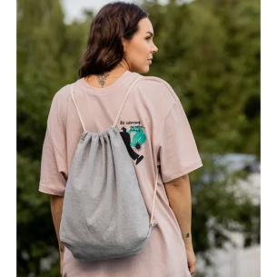 Mochila de algodón 340 g/m2 Preston - Gris