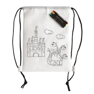 Mochila Crayón Línea Blanca - Blanco