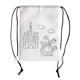 Mochila Crayón Línea Blanca - Blanco