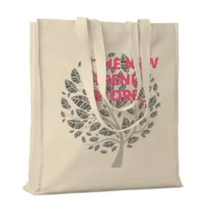 Bolsa de la compra de algodón PORTOBELLO - beige