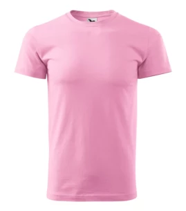 Camiseta básica de hombre - Rosa claro