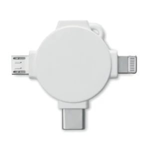 Adaptador de cable 3 en 1 - CABLE LIGO - blanco