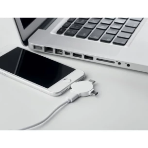 Adaptador de cable 3 en 1 - CABLE LIGO - blanco