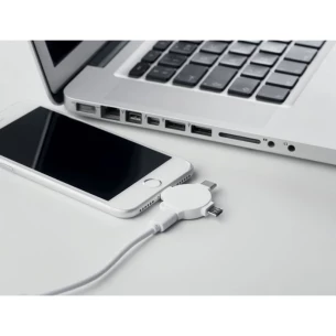 Adaptador de cable 3 en 1 - CABLE LIGO - blanco