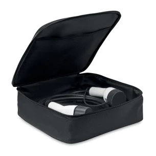 Bolsa para cables 600D RPET - CABAG - Negro