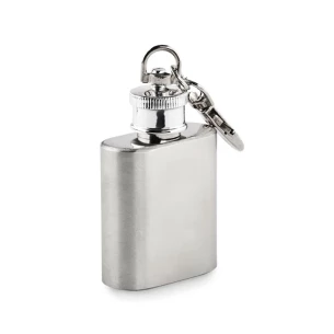 Llavero-botella - HIPPY - Plata
