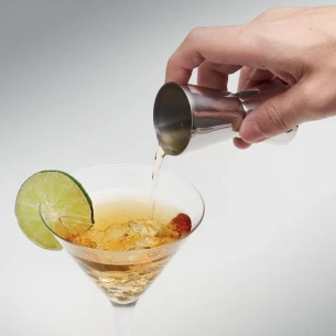 Vaso medidor de acero para barman - FRIZEN - plata mate