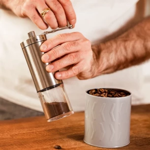 Molinillo de café Aroma - Plata