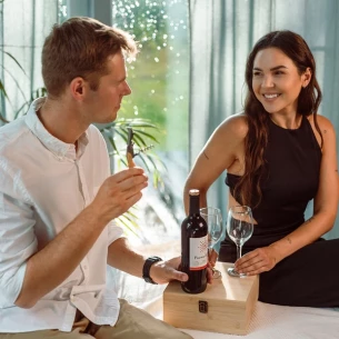Lote de dos copas de vino Veneto - Beige