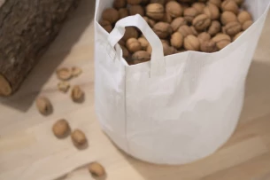 Cesta de algodón STOR - Beige