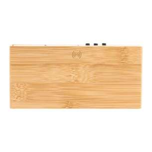 Cargador inductivo Conti con reloj y termómetro - Beige