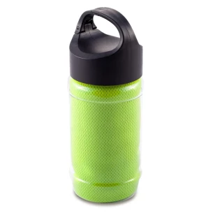 Toalla refrescante en botella Feel cool - Verde