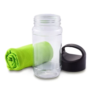Toalla refrescante en botella Feel cool - Verde