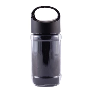 Toalla enfriadora con botella Feel cool - Negra