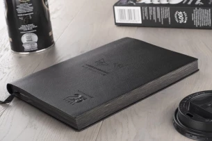 BELLIS Cuaderno A5 - NEGRO