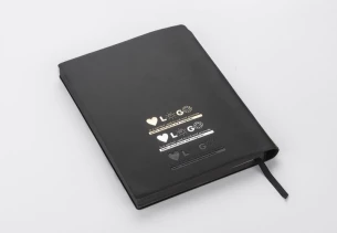 BELLIS Cuaderno A5 - NEGRO
