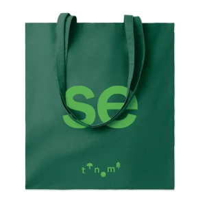 Bolsa de la compra COTTONEL COLOUR+ - verde oscuro