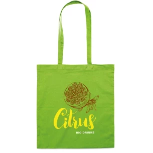 Bolsa de la compra COTTONEL COLOUR+ - verde lima