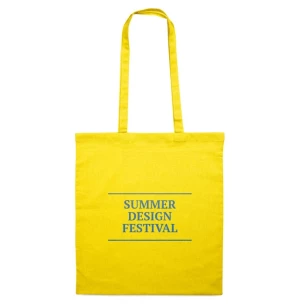 Bolsa de la compra COTTONEL COLOUR+ - Amarillo