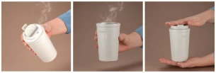 Taza térmica COLPO 400 ml - Blanca