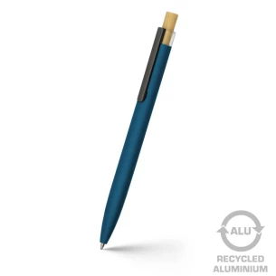 Bolígrafo de aluminio reciclado | Randall - Azul marino