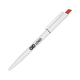Bolígrafo Roma White - Rojo