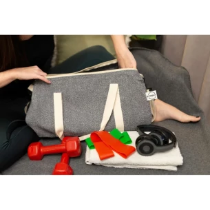 Bolsa de deporte Asha, viaje - gris