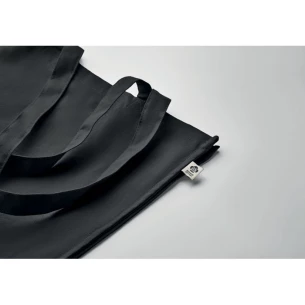 Bolsa de algodón orgánico BENTE COLOUR - Negro