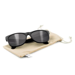 Gafas de paja de trigo B'RIGHT - negras