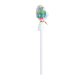 Lápiz de Navidad con goma de borrar - Verde