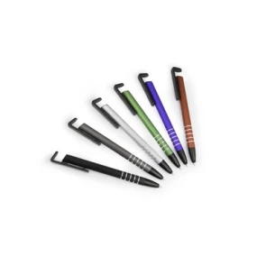 ERRAN LONG PEN - LÁPIZ TÁCTIL, SOPORTE PARA TELÉFONO - Plata