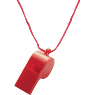 Silbato con cuerda - Rojo