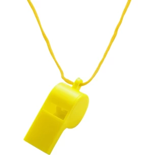Silbato con cuerda - Amarillo