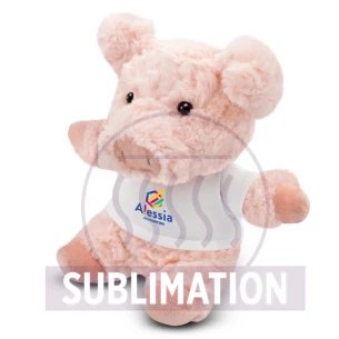 Cerdo de peluche Tailyssia - Rosa