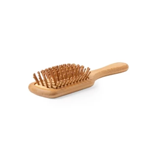 Cepillo de pelo de bambú - marrón claro