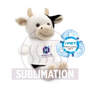 RPET Mootsy peluche caramelo - Blanco