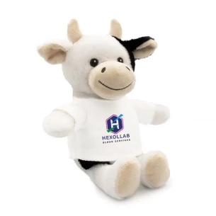 RPET Mootsy peluche caramelo - Blanco