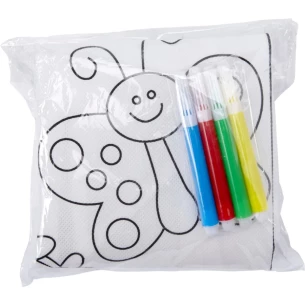 Delantal de cocina para colorear + rotuladores - Blanco