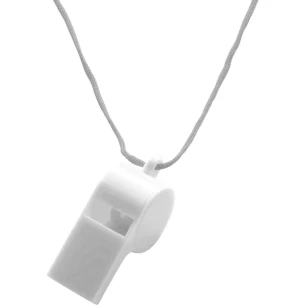 Silbato con cuerda - Blanco