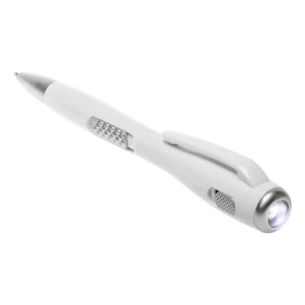 Bolígrafo, luz LED - Blanco