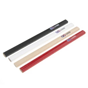 Lápiz de carpintero con logotipo - Beige