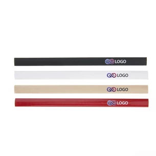 Lápiz de carpintero con logotipo - Beige