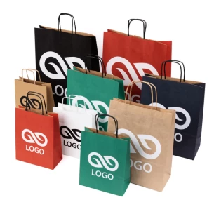 Bolsa de regalo A4 Color - Verde