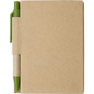 Bloc de notas Eco1 con bolígrafo - Verde