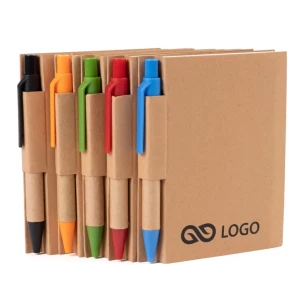 Bloc de notas Eco1 con bolígrafo - Verde