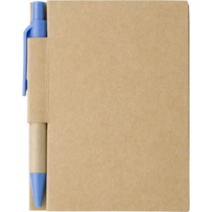Cuaderno Eco1 con bolígrafo - Azul