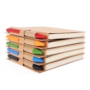 Cuaderno Eco1 con bolígrafo - Azul