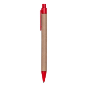 Bloc de notas Eco2 con bolígrafo - Rojo