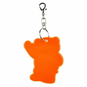Llavero osito reflectante - Naranja